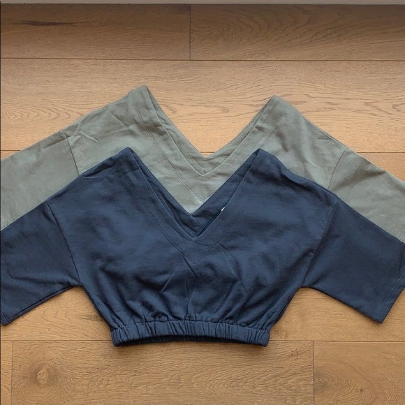 Jenny Crop Top || Charcoal - Picture 7 of 8